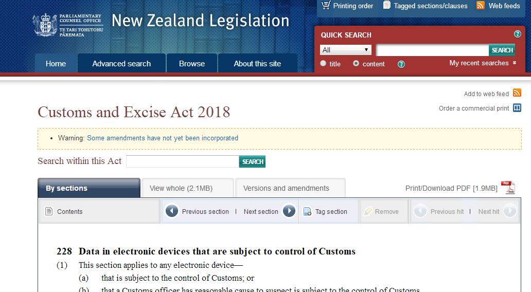 新西兰入境问题