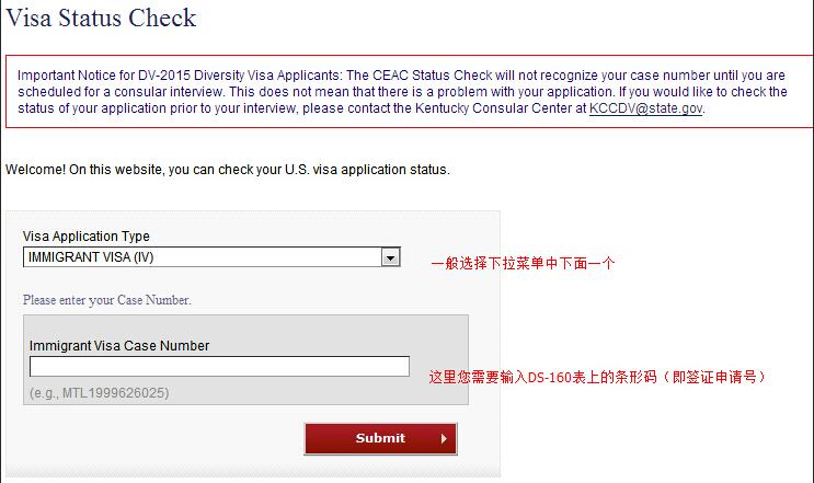 美国签证查询状态