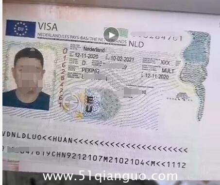 荷兰厨师打工签证