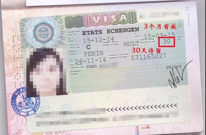 签证有效期停留期