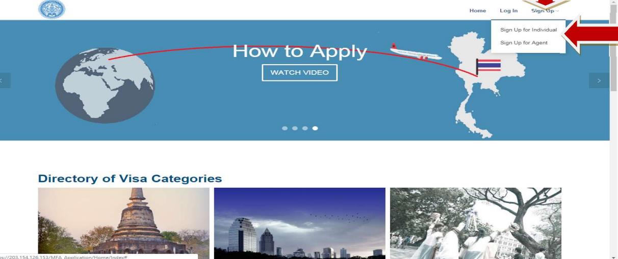 泰国电子申请注册服务系统